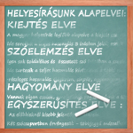 A magyar helyesírás alapelvei