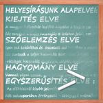 A magyar helyesírás alapelvei